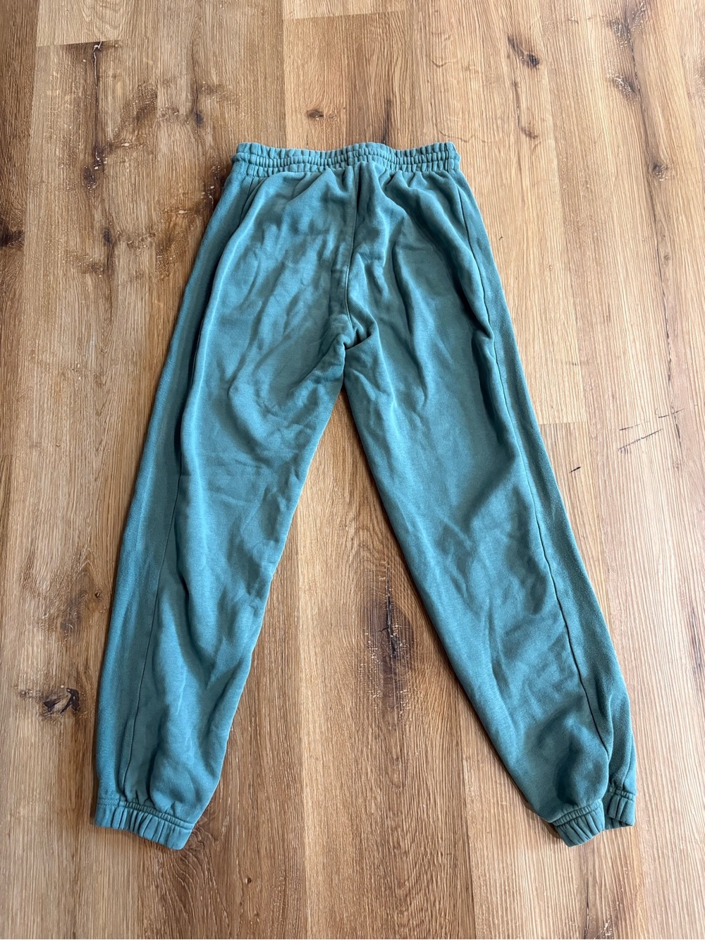 TNA Dusty Teal Cropped Sweatpants - Picture 2 of 3